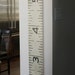 Vinyl Black and White Wooden Ruler Growth Chart