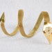 RSVD Vintage MEDANA Swiss Gold Mesh Snake Watch Am Bracelet - Antimagnetic - 4" Long - SIGNED - Very Cool