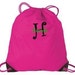 18 Personalized monogrammed cinch sack