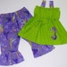 Custom Boutique Clothing Tinkerbell Capri Set
