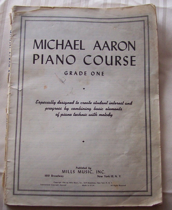 Michael Aaron Piano Course Grade 1 One By AnotherWomansTreasur