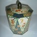 Decorative Metal Tin - Made in Holland - Geometric Oriental Designed Box