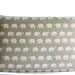 15 " Macbook or Laptop sleeve with zipper closure -Gray Elephant - Ready to ship