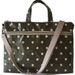 13" Macbook or Laptop bag with handles and detachable shoulder strap- Polka dots