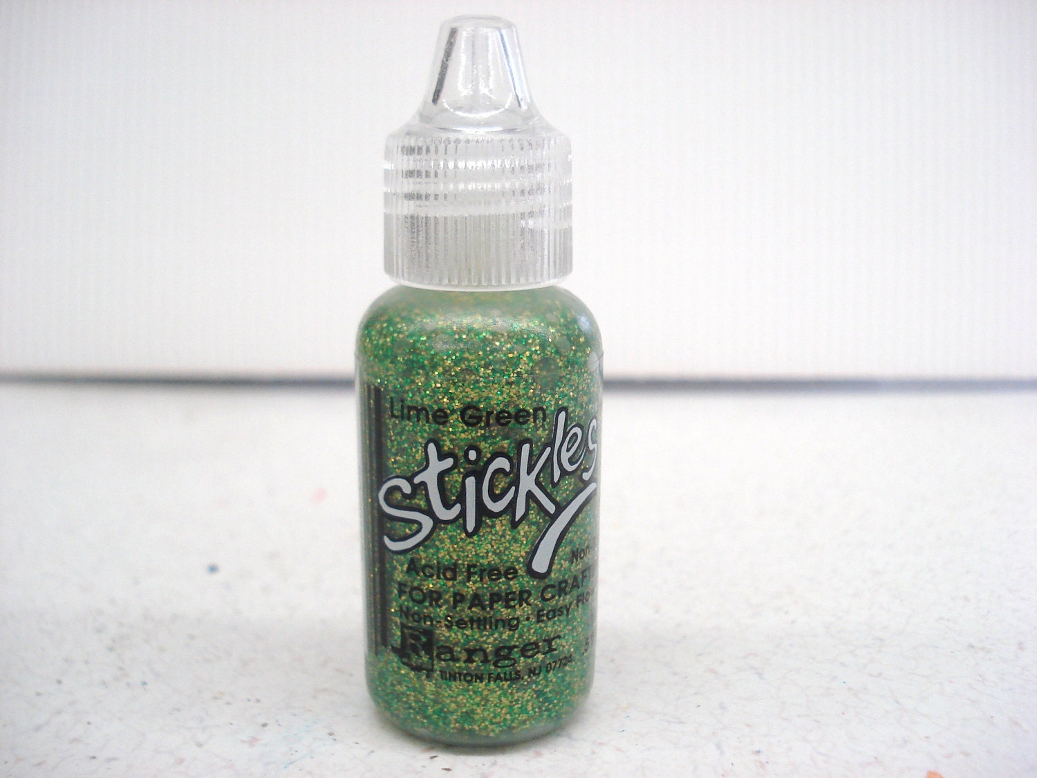 Stickles Glitter Glue LIME GREEN .5 oz bottle by crisystreasures