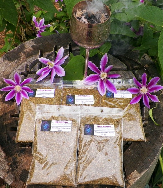 Sacred Sage Incense Blend Blessing Protection and Purification