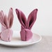SALE 10% OFF Natural linen napkins. Set of 8.