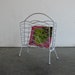 SALE Vintage Metal Magazine Rack