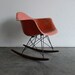 FREE SHIPPING-Eames for Herman Miller Fiberglass Arm Chair Rocker-RAR