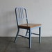 Vintage Mid Century Modern Navy Style Chair