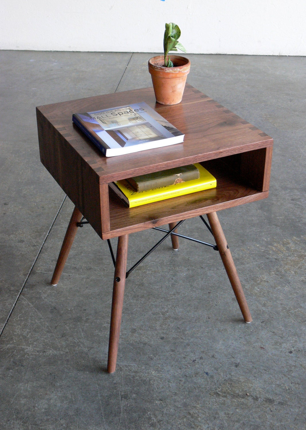 Mid Century Side Table Decor - Just go Inalong