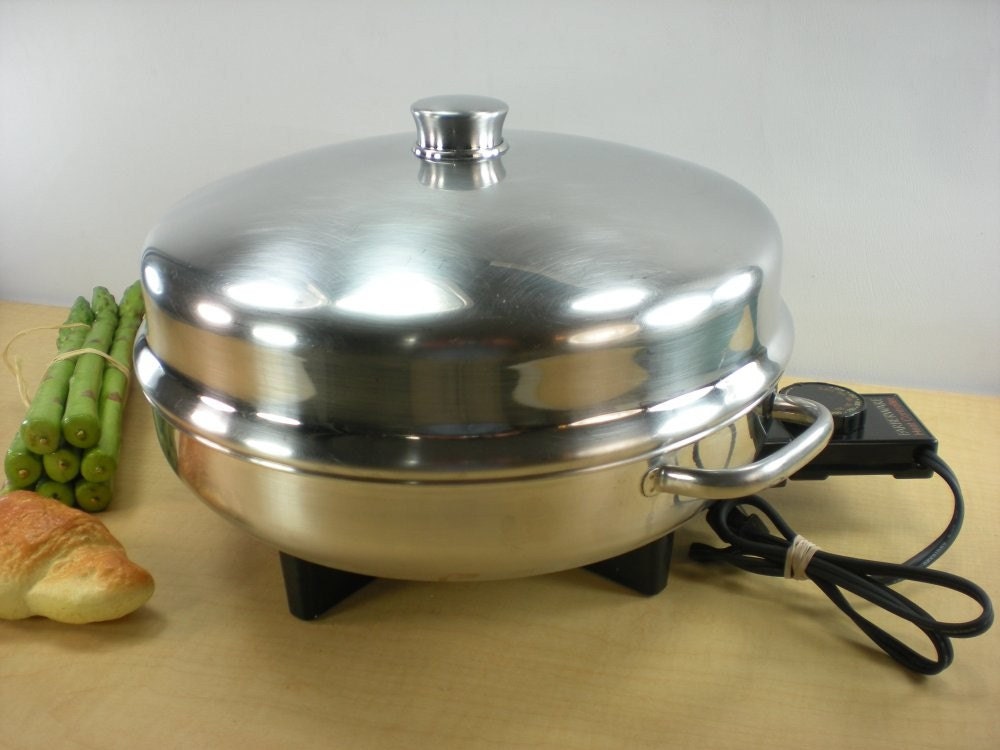 Farberware Electric Skillet Fry Pan Buffet Server 344A