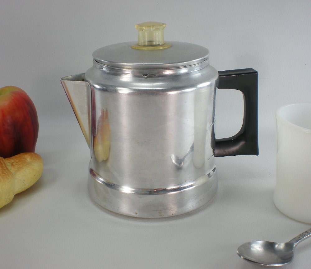 Comet Stove Top Percolator Aluminum 5 Cup