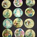 12 Alice In Wonderland Edible Images on very tasty Sugar frosting sheets Sugar Cookies Cupcake toppers
