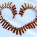 Signed Renoir Copper Modernist Necklace - Vintage 1950's