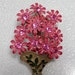 Vintage Basket Brooch of Posies in Enamel Pink
