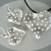Kirk's Folly Transparent Rhinestone Heart Necklace & Earrings Set