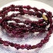 Big Raspberry Cluster Garnet Necklace