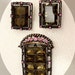 Vintage Sarah Coventry Midnight Magic Pin & Earring Set