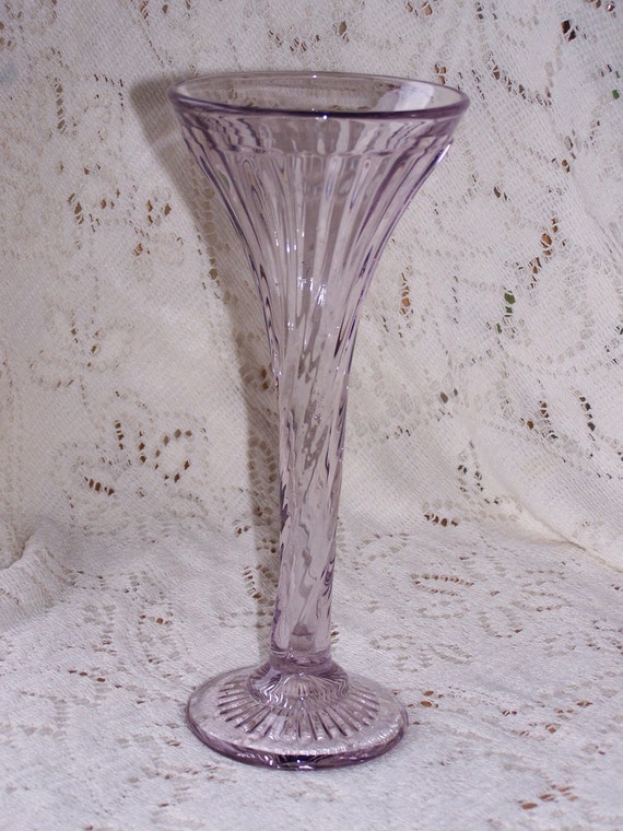 Purple Depression Glass Vase