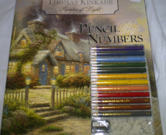 Thomas Kinkade Pencil By Number Kit