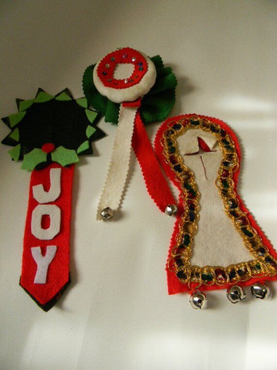 Christmas Door Handle Hangers Felt Christmas Decoration