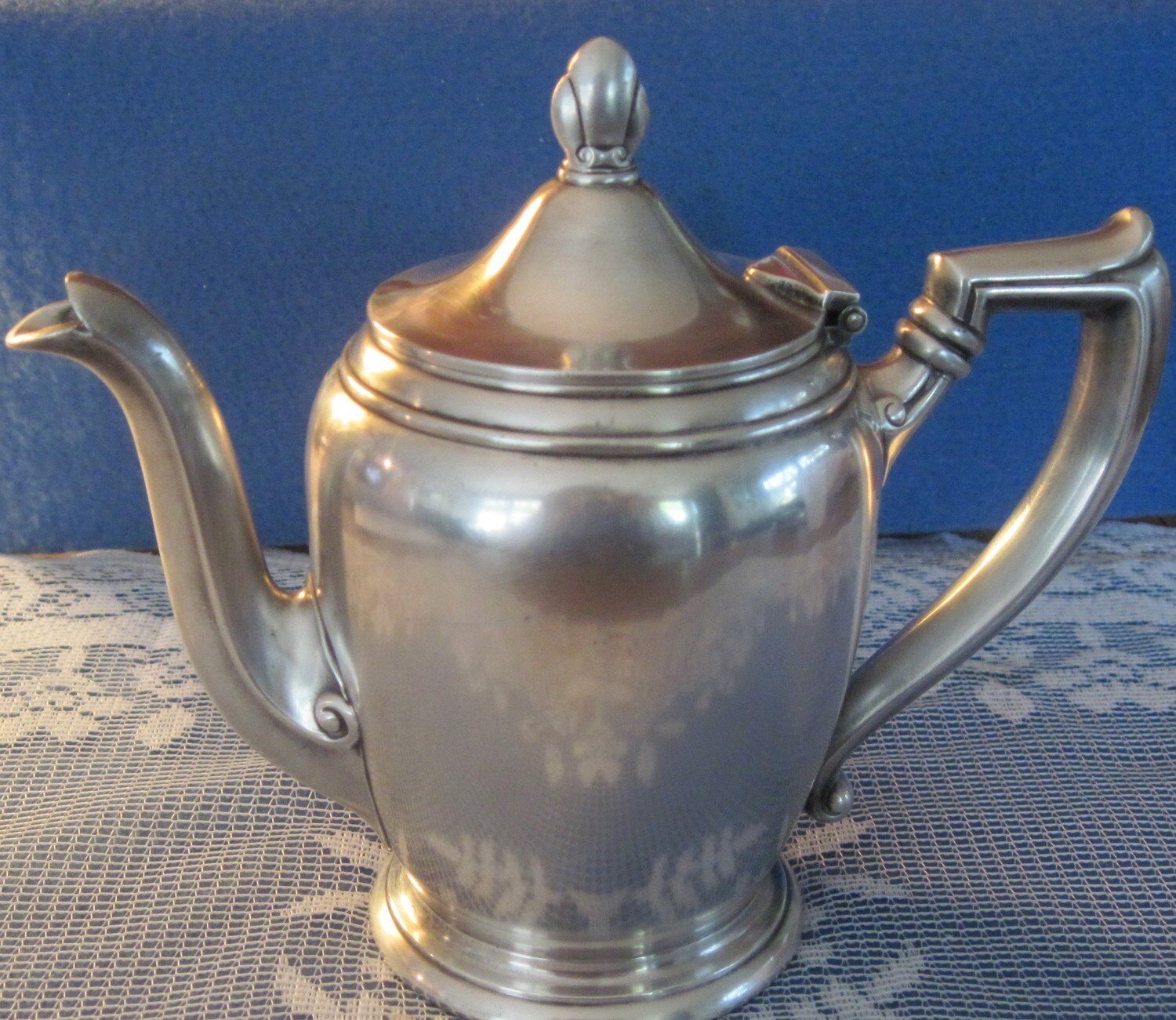 ANTIQUE GORHAM SILVER SOLDERED HINGED COFFEE by HollyPuppysAngels