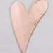 Heart Stamping Blank-Funky Copper Heart 24ga- 1" x 5/8" PK/6-For your personalized Jewelry Needs