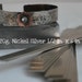 Nickel Silver Bracelet Cuff Stamping Blanks- 20g.-1/2 in. x 6 in. Easy to work with- Quantity 3-Use alone or rivet