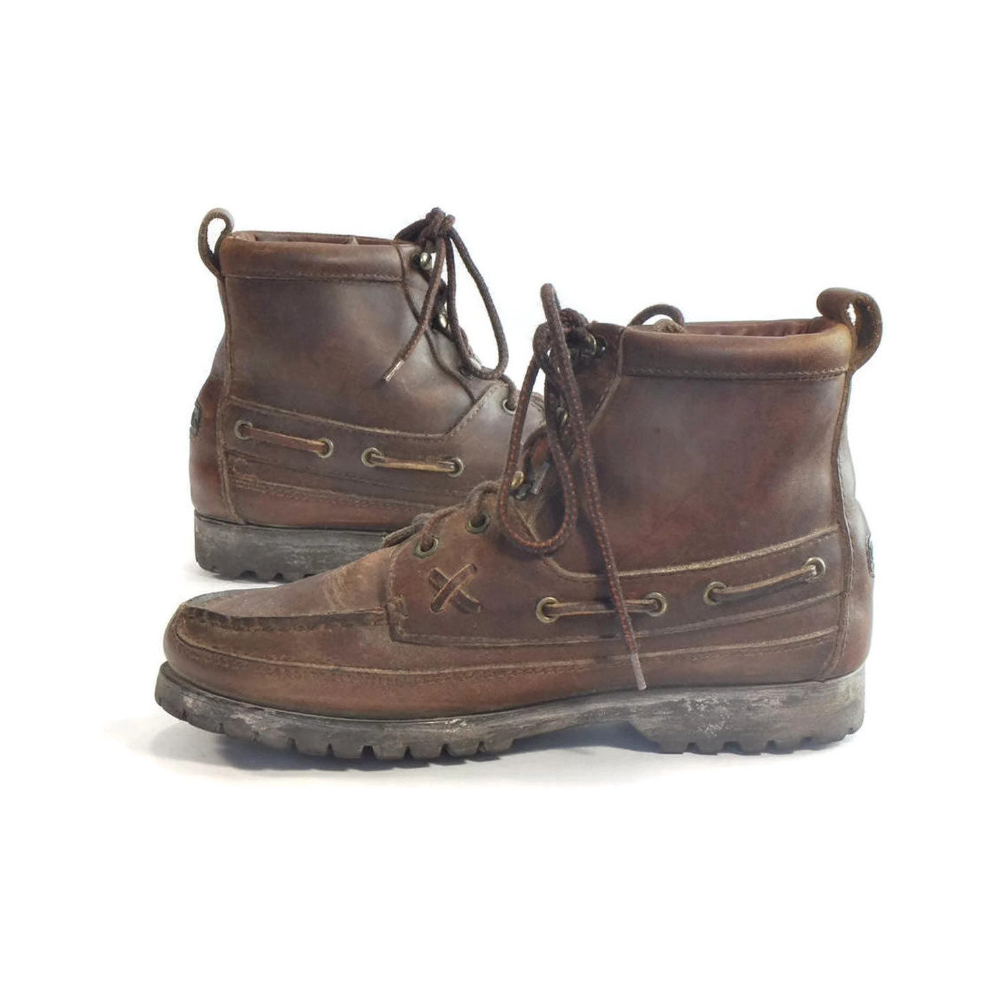 Vintage Hikers: Polo Country ankle boots. Ralph Lauren
