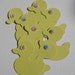 12 Rubber Ducky Embellishments/Baby Shower/Diecut