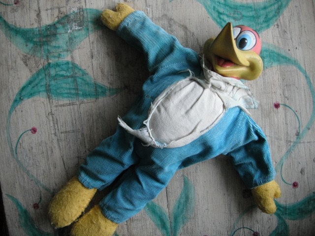 vintage woody woodpecker doll