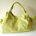 Green Velvet Bag, Shoulder Bag, Handbag