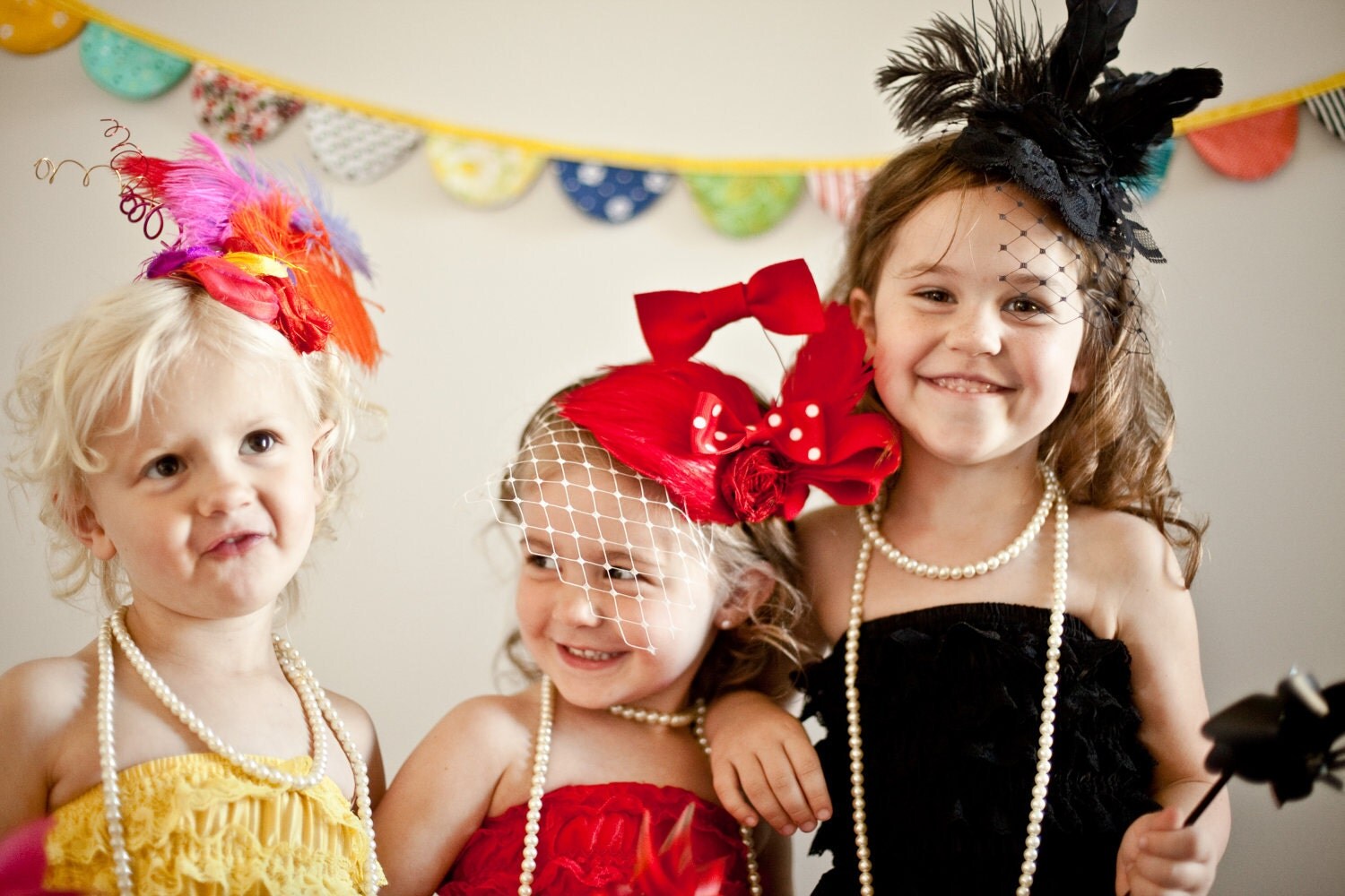 birthday fascinator hat for little girl