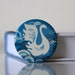 Vintage USSR pin with a swan, made in Soviet Union 70s