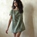 Reserved listing for Heidi - Hand painted linen tunic T-shirt - Tree of Rebirth - OOAK Earthy Linen Tunic