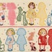 A Special Order For Christine Wonderful Aunt Lindy's Rag Paper Doll Fabric Panel