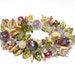 Garden Bracelet Kit in Beautiful Dark Purples, Olives and Metallic Golds GB-101