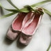 Ceramic ballet shoes