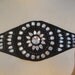 Cute embroidered and beaded applique black color pieces listing