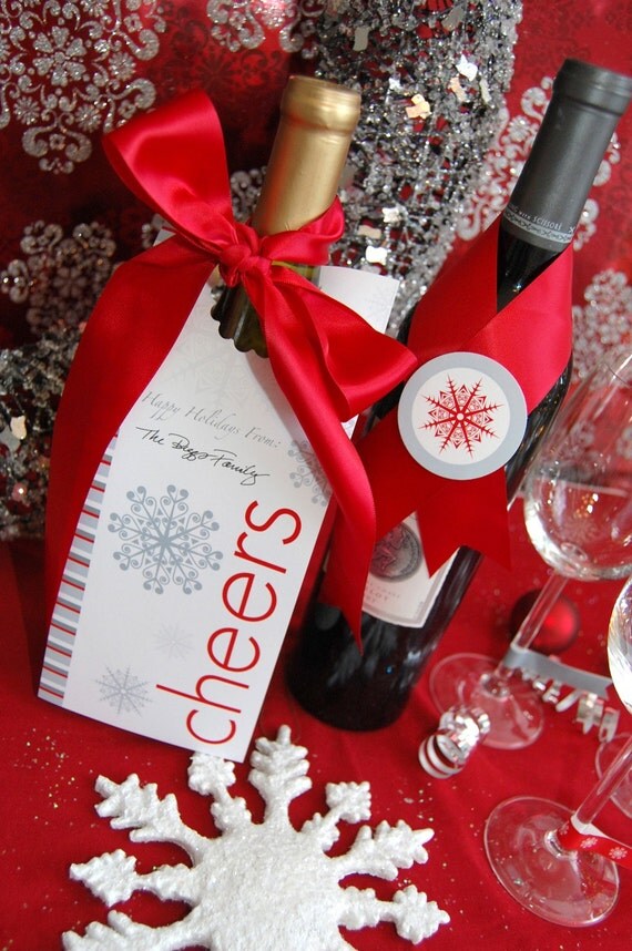 Snowflake Holiday Printable Mini Party Set CMPsnowflake Il_570xn