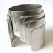 Aluminum Metal Silver Cuff Bracelet Blanks Thick Findings 1 1/2" 1.5 Inch 6pcs