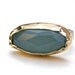 Aquamarine Ring- Silver and 14k Gold ring made to order