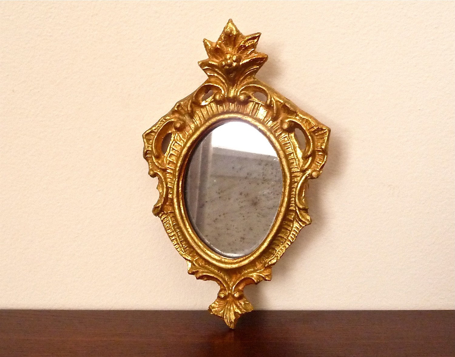 Small Gold Mirror