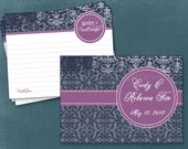 Damask Scallop Advice & Well Wish Cards for Graduation / Mom / Bride. Printable Cards by Tipsy Graphics. Any Colors Il_170x135