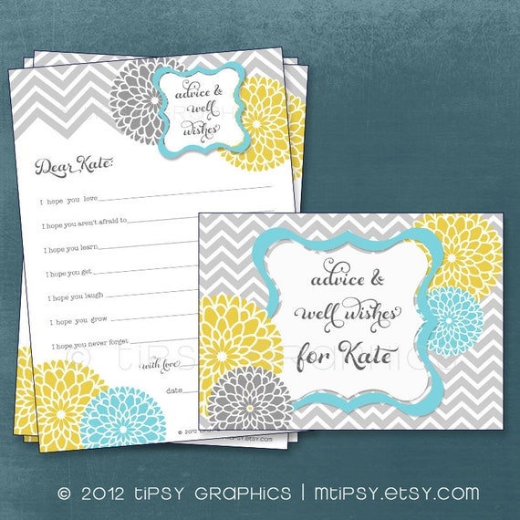 Spa Pom Pom. Chevron Mums. Sweet Well Wishes Mad Libs Adlibs. By Tipsy Graphics. Printable Cards Il_570xn