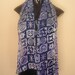Blue Silk, Rayon Scarf