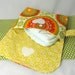 Diaper Clutch with Pad . Diaper Changing Cluch . Diaper and Wipes Clutch