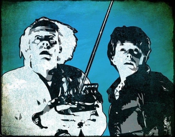 Items similar to Back to the Future Pop Art Print 11 x 14 on Etsy