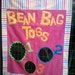 Bean Bag Toss Game in Bright Pink with Yellow, Green Turquoise, Purple